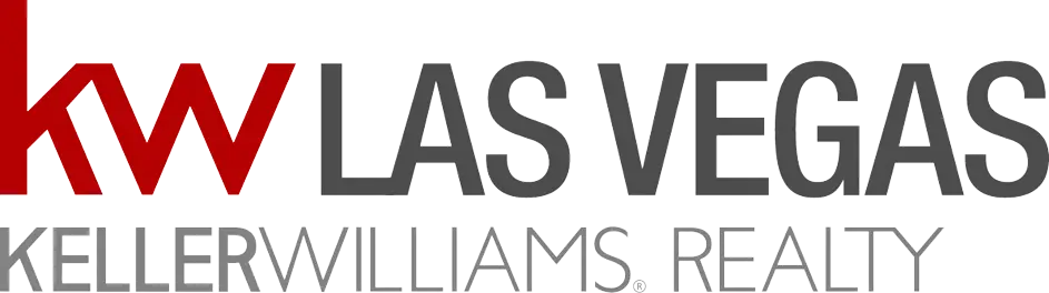 Keller Williams Realty logo featuring 'KW Las Vegas' in red and gray text.